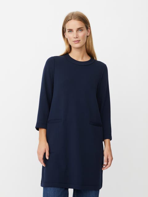 Goldine Round Neck Tunic Dress