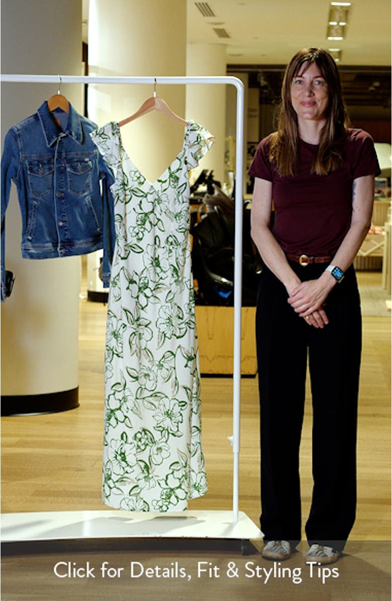 Petal Sketch Maxi Dress, sales video thumbnail