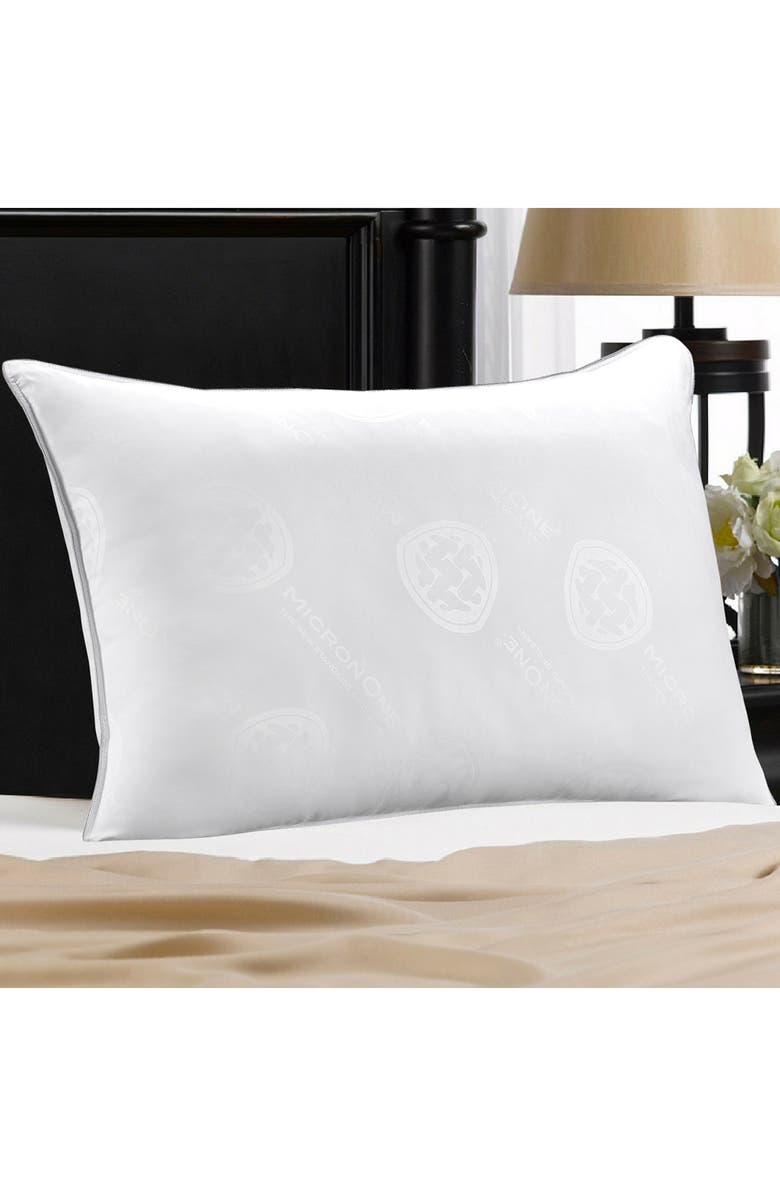 ELLA JAYNE HOME White Down Pillow, with MicronOne Dust Mite, Bedbug, and Allergen-Free Shell, Medium, for All Sleep Positions, Alternate, color, White