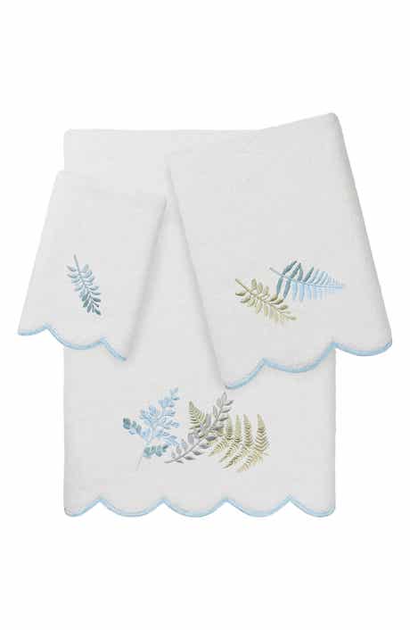 Fern Toss Scallop 3-Piece Towel Set