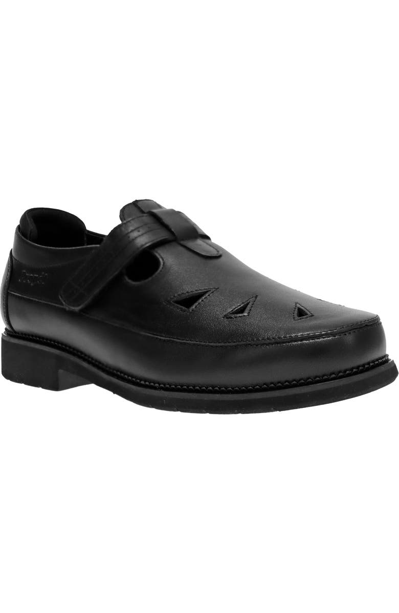 Propét Helen T-Strap Flat, Main, color, Black