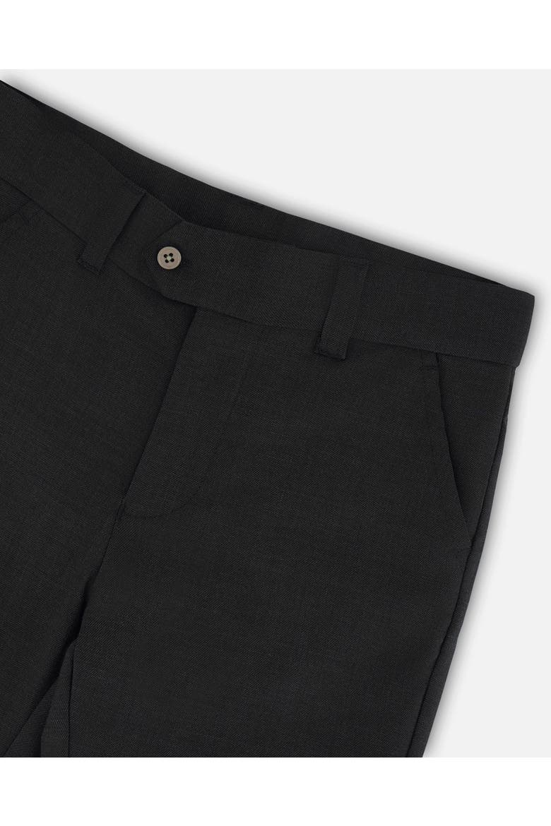 Button and Zipper Classic Pants, Alternate, color, Black