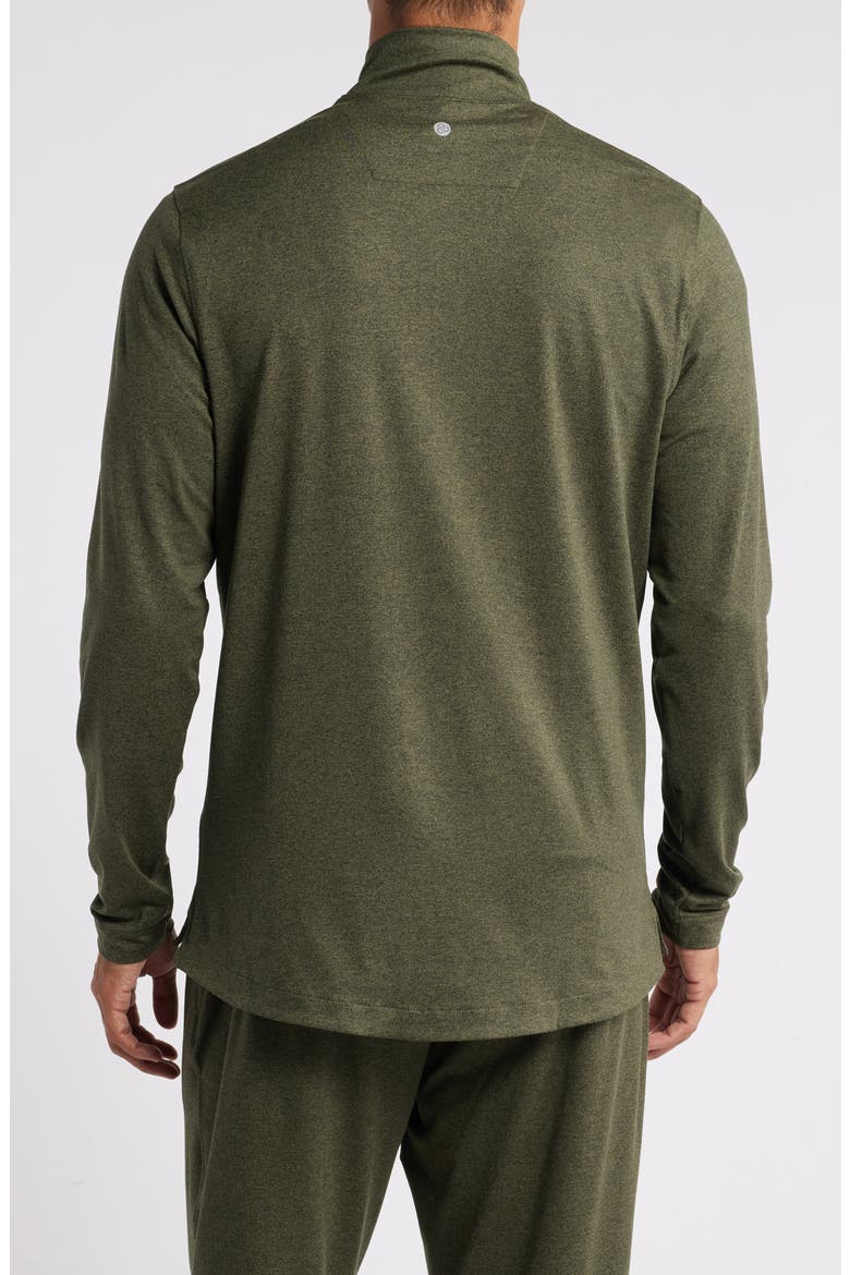Restore Soft Quarter Zip Pullover, Alternate, color, OLIVE NIGHT
