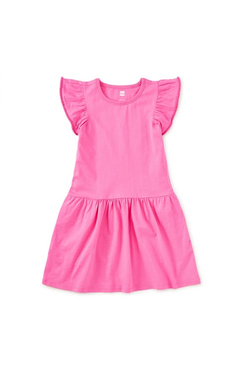 Pom-Pom Flutter Dress (Toddler, Little Kid, Big Kid)