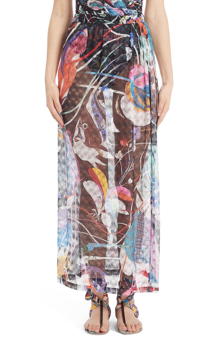 Missoni Floral Cover-Up Skirt, Main, color,