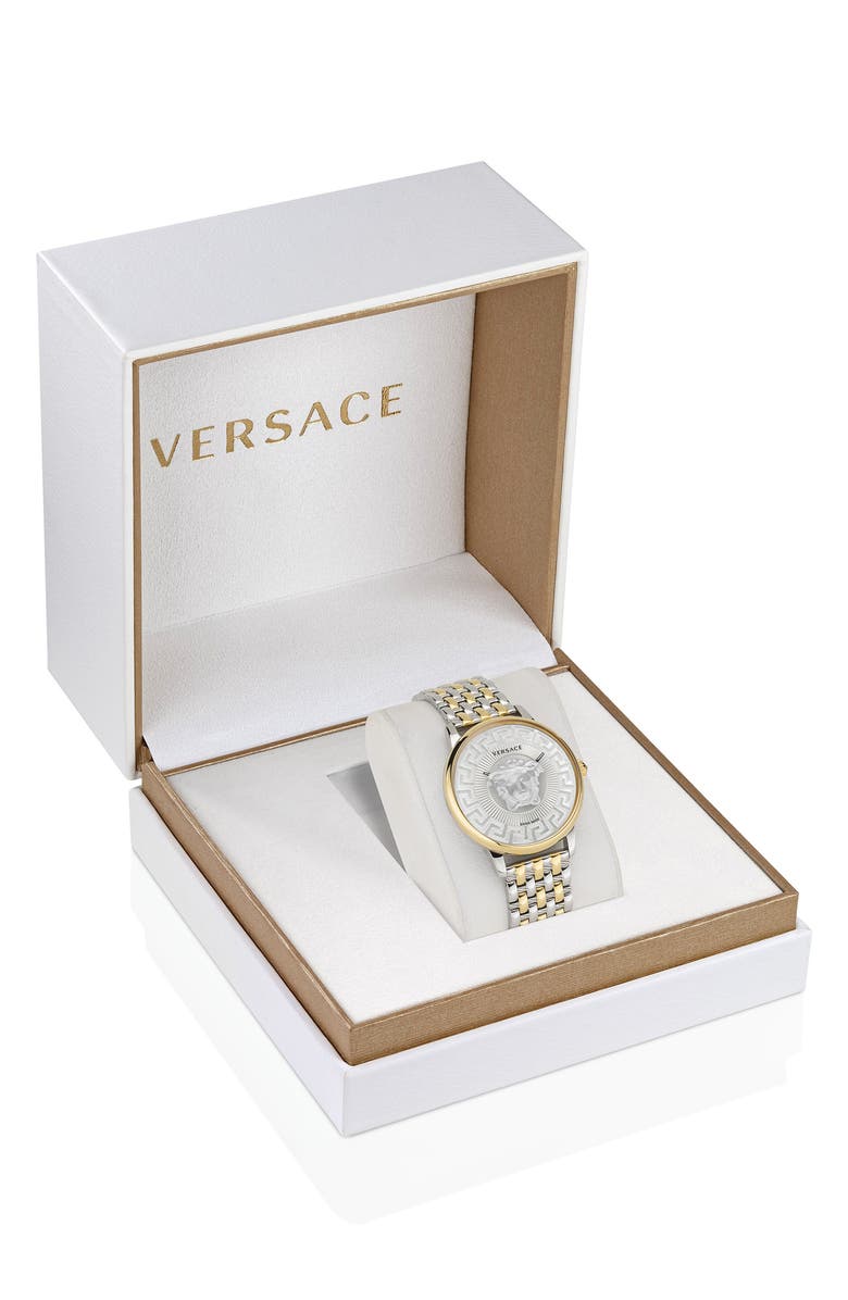 Versace Medusa Alchemy Bracelet Watch, 38mm, Alternate, color,