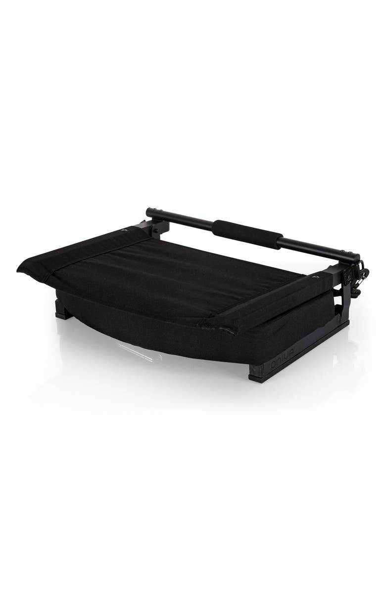 Picnic Time Gridiron Stadium Seat, Alternate, color, Black