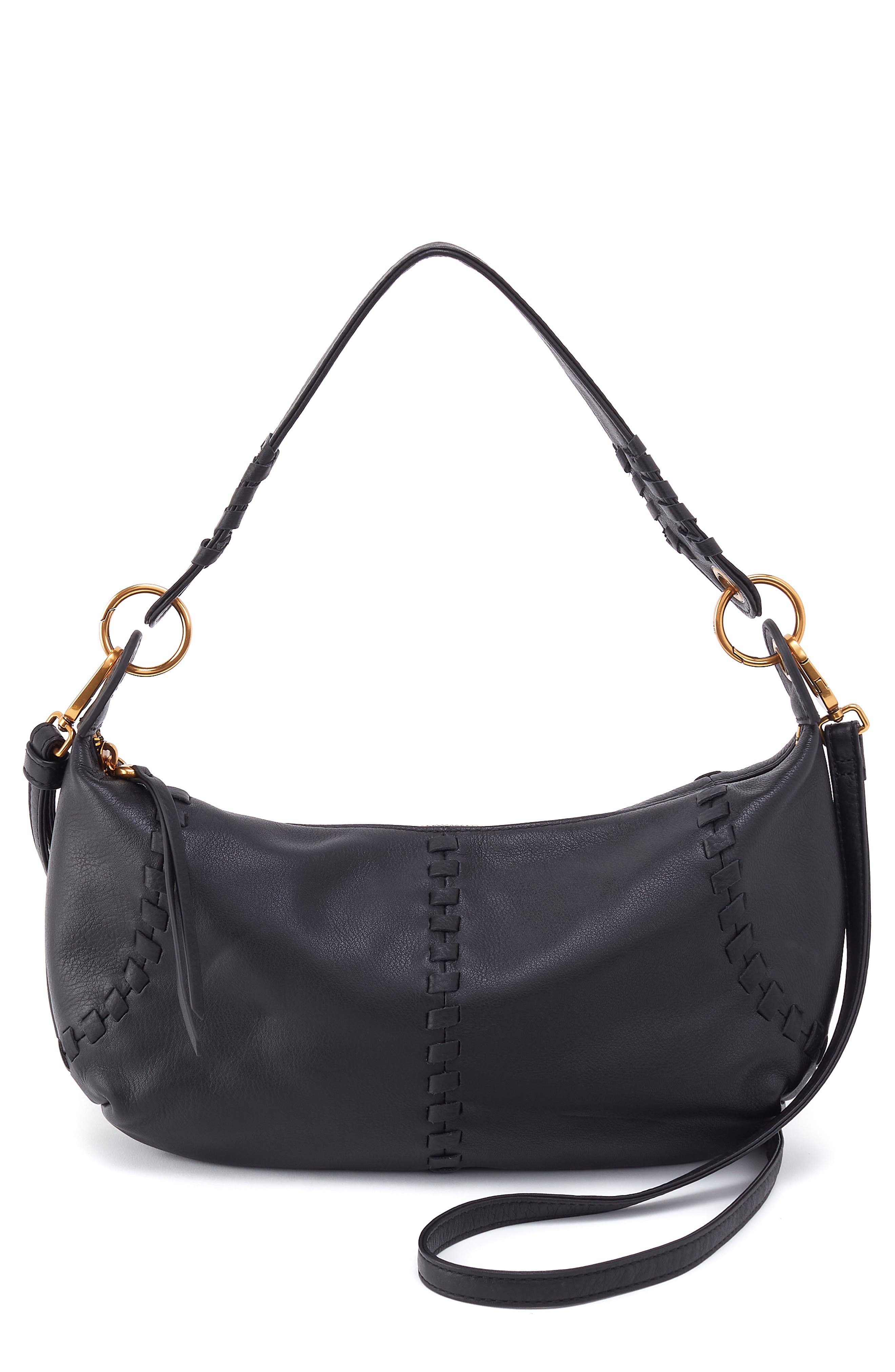 HOBO Mini Opal Shoulder Bag, Main, color, Black