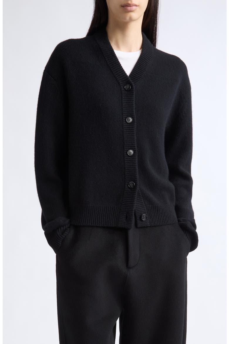 Jorun Cashmere Cardigan, Main, color, BLACK