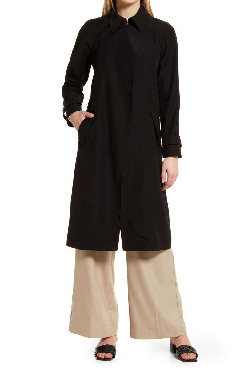 Halogen<sup>®</sup> Drape Long Topper Coat, Alternate, color,