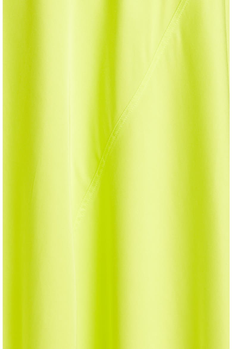 Sleeveless Satin Maxi Dress, Alternate, color, NEON YELLOW
