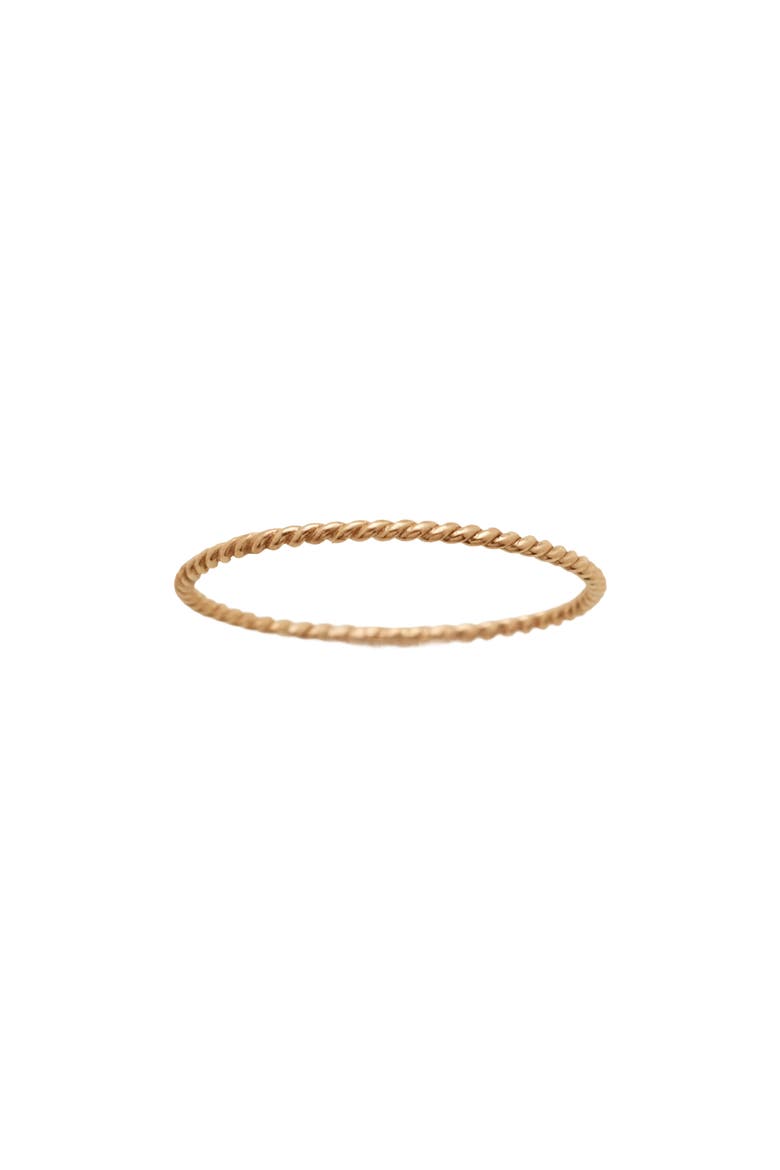 Twisted Stacking Ring, Main, color, GOLD FILLED