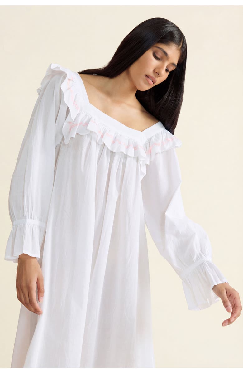 If Only If Frankie Nightdress, Main, color, White