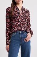 Rails Josephine Heart Print Button-Up Shirt