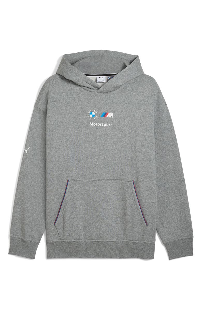 PUMA x BMW M Motorsport Graphic Hoodie, Main, color, Medium Gray Heather