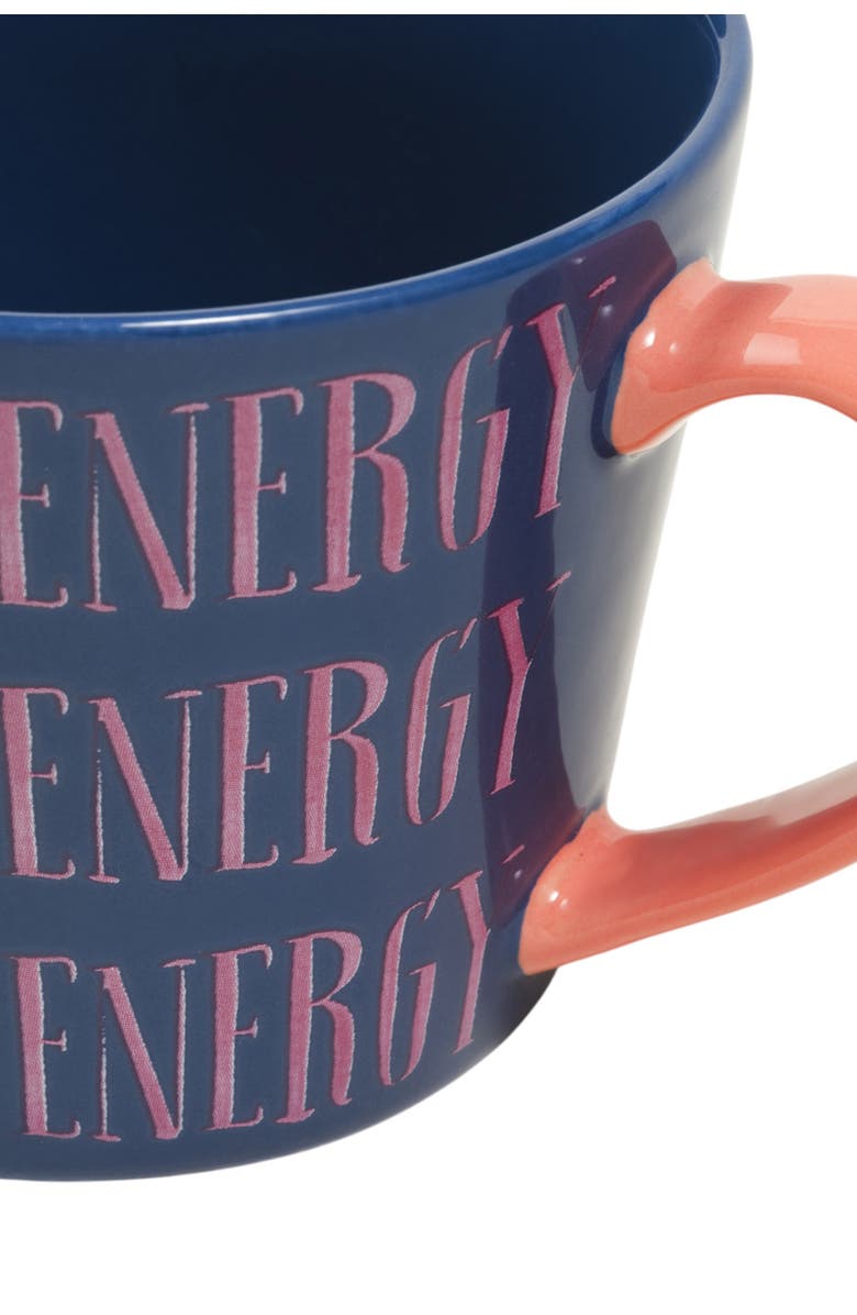 Zsa Zsa Zsu Luohu Porcelain Wild Energy Mug 12 oz Set of 3, Alternate, color, Blue