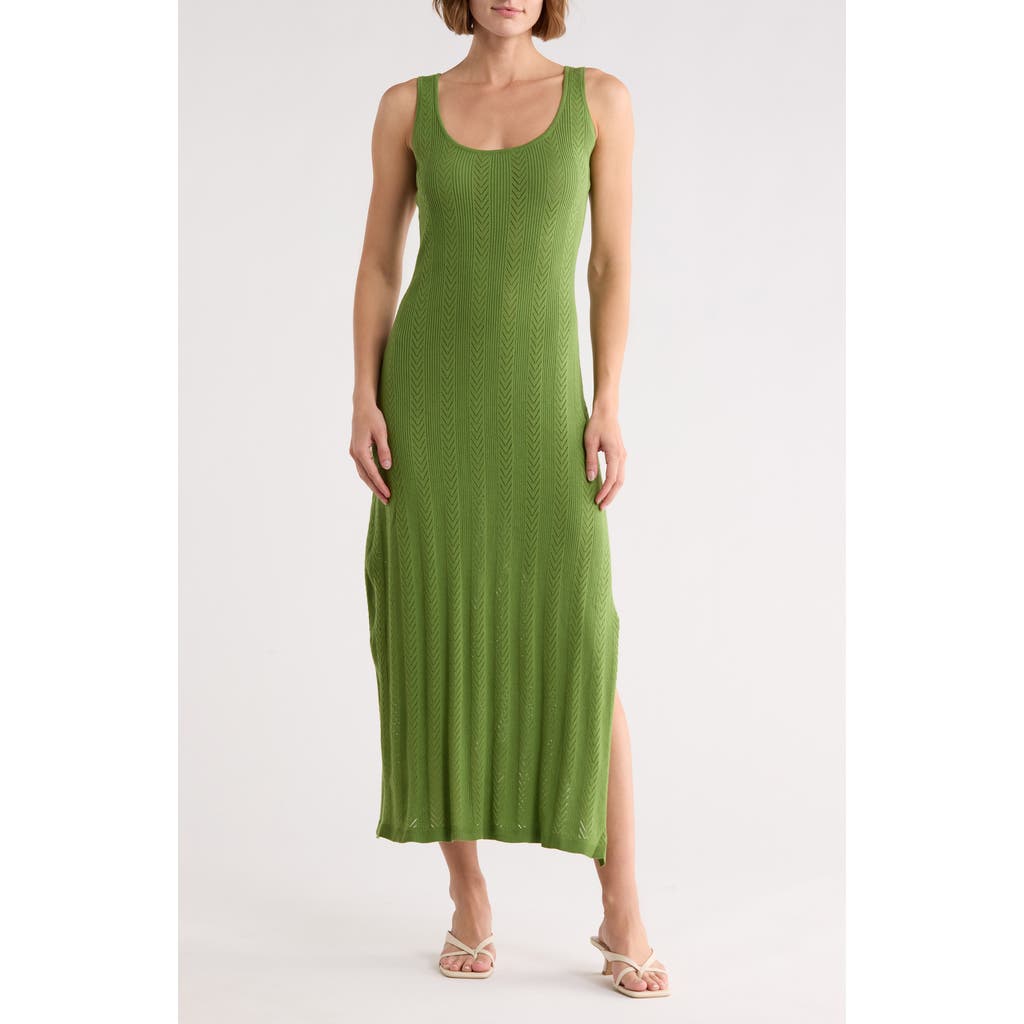 Frnch Anam Sleeveless Sweater Dress In Brown