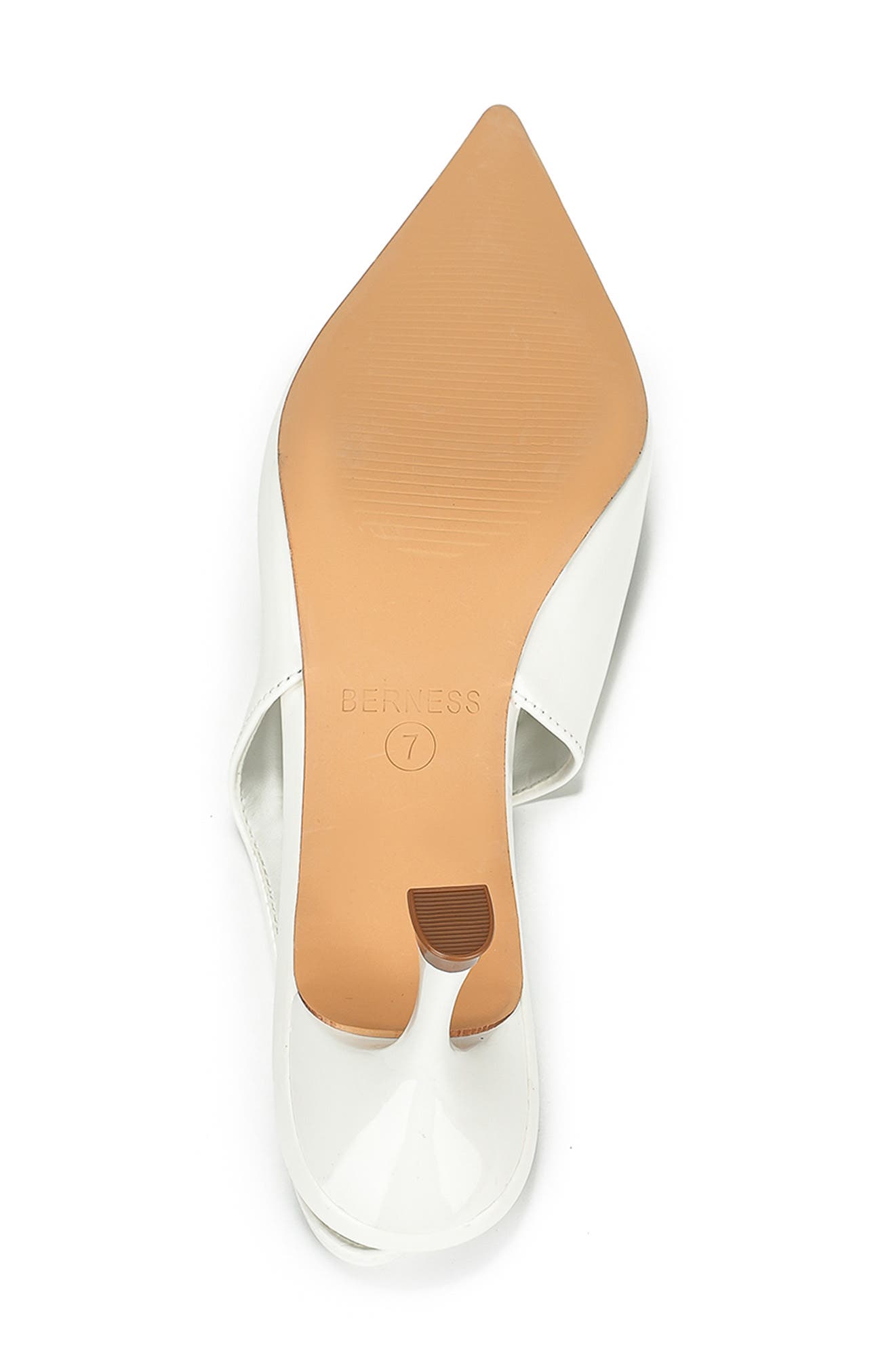 BERNESS Capri Slingback Pump, Alternate, color, White