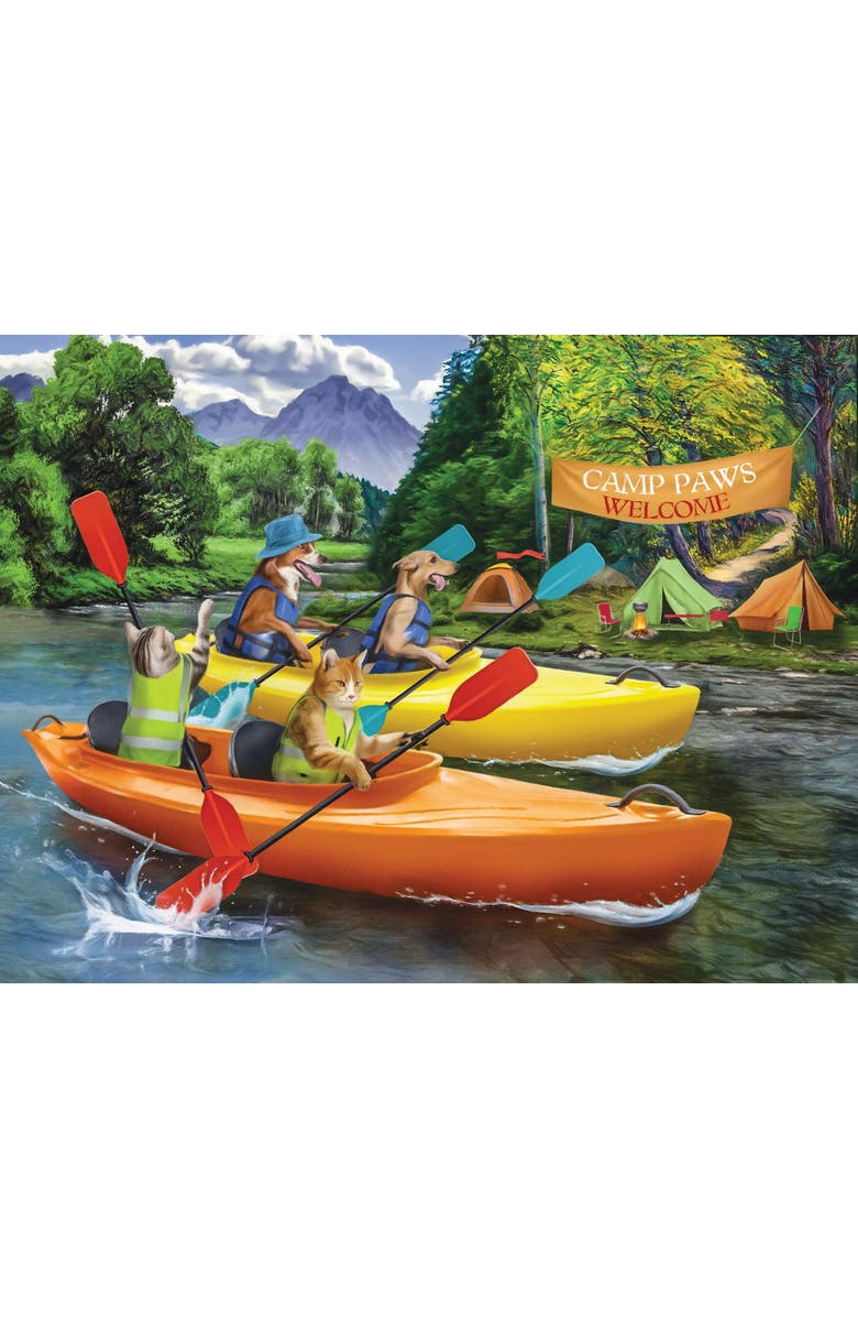 Sunsout Welcome to Camp Paws 300 piece Jigsaw Puzzle for Adults, Alternate, color, Multicolor