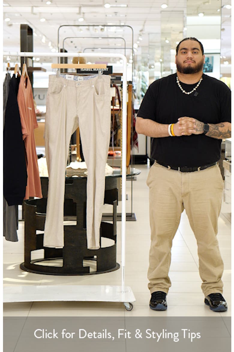 Chuck Modern Fit Linen Blend Five-Pocket Pants video