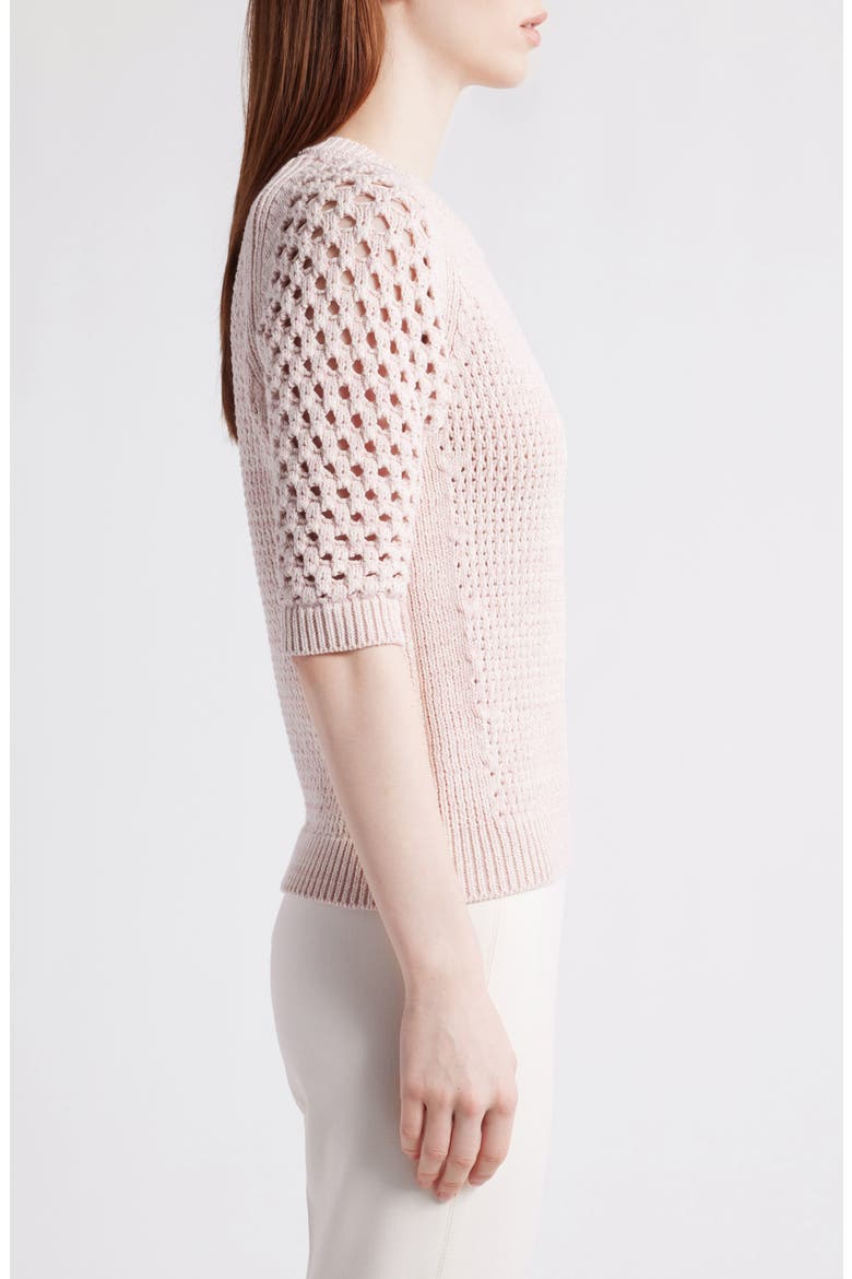 Funima Cotton Blend Crochet Sweater, Alternate, color, OPEN MISC