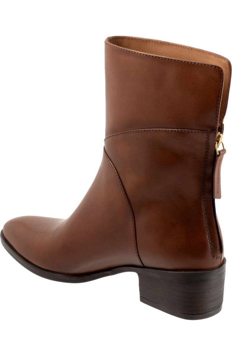 SoftWalk<sup>®</sup> Lawton Block Heel Bootie, Alternate, color, Cognac