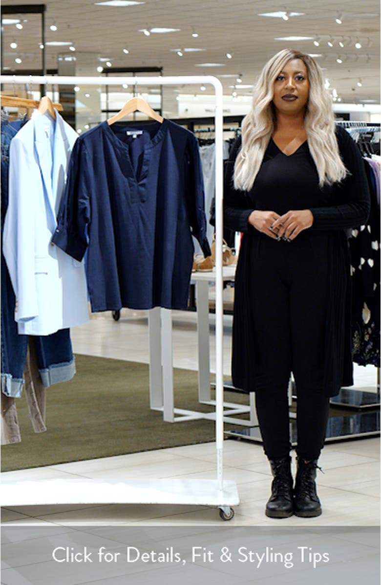 Mixed Media Puff Sleeve Top, sales video thumbnail