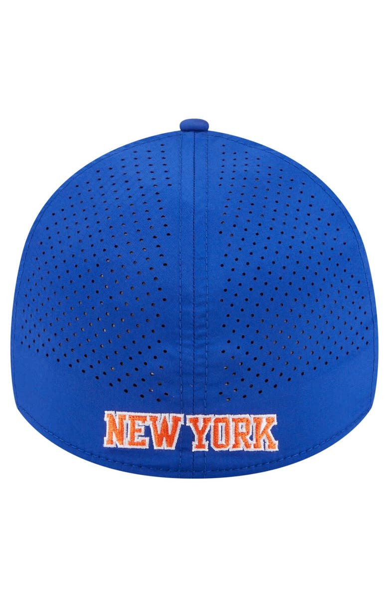 New Era Men
s New Era Blue New York Knicks Featherweight Poly Rope Flex 39Thirty Hat, Alternate, color, Blue