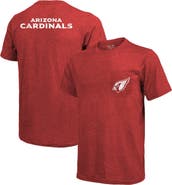 Majestic Threads Arizona Cardinals Majestic Threads Tri-Blend Pocket T-Shirt - Cardinal