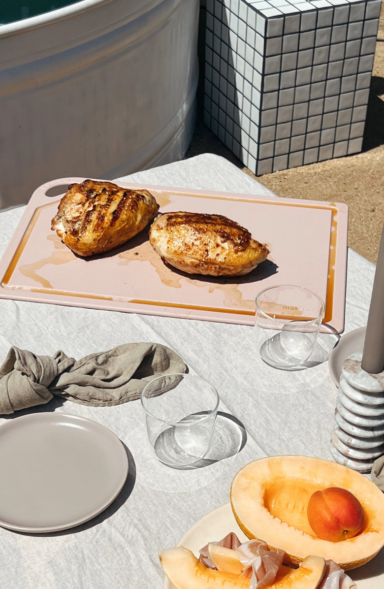 MATERIAL MK Free Cutting Board, Alternate, color, Shell