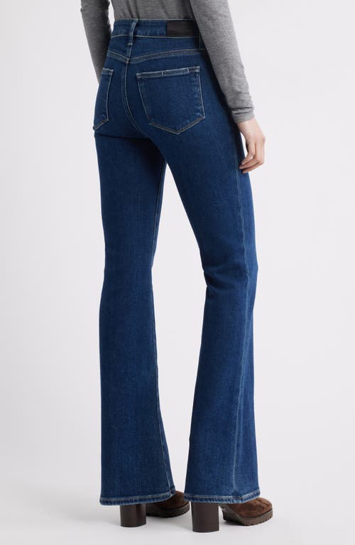Paige Laurel Canyon High Waist Flare Jeans In Blue
