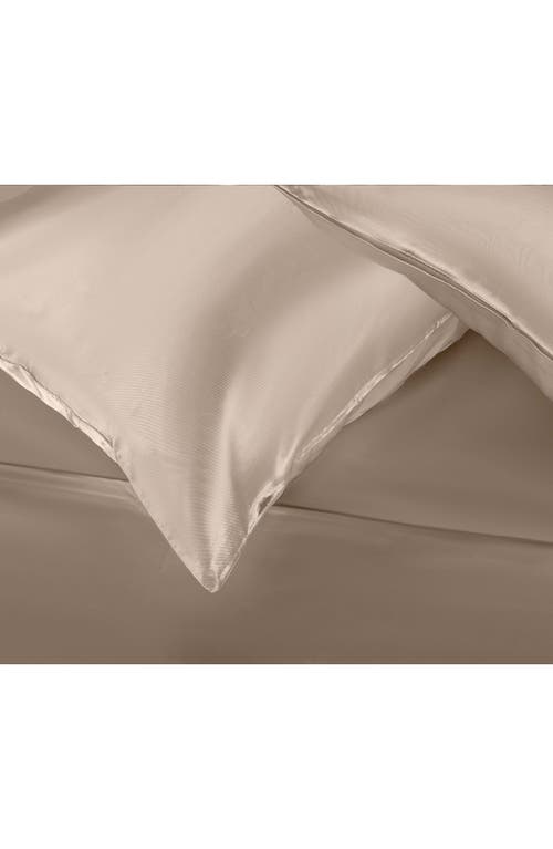 Martex Elegance Satin Pillowcases In Champagne