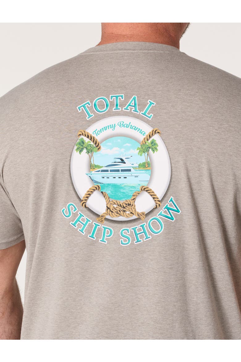 Big & Tall Total Ship Show Graphic Tee, Alternate, color, GREY HEATHER