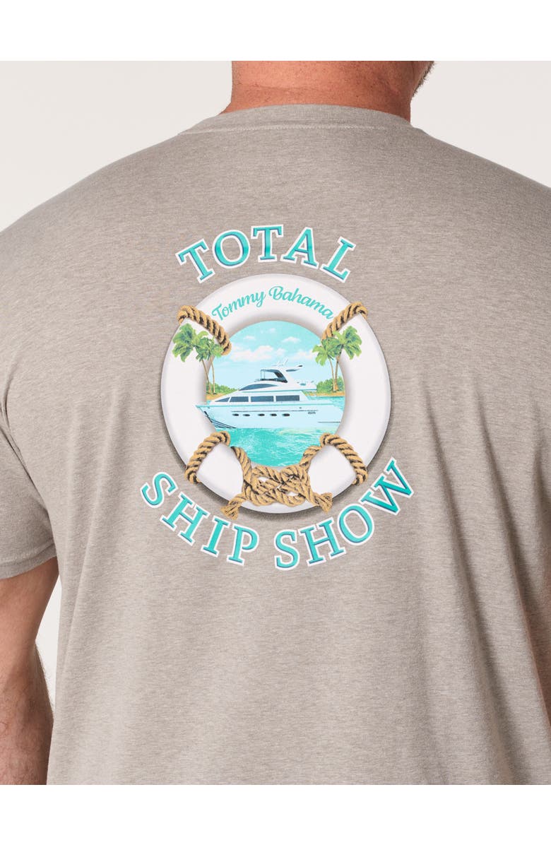 Tommy Bahama Big & Tall Total Ship Show Graphic Tee, Alternate, color, Grey Heather