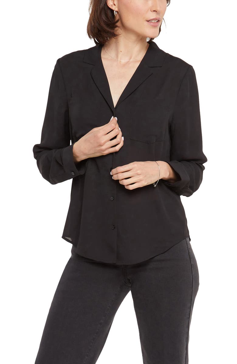 NYDJ Gabrielle Georgette Blouse, Main, color,