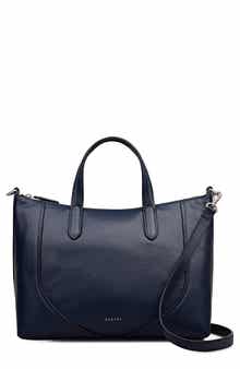 Radley Wood Park Pebbled Leather Satchel