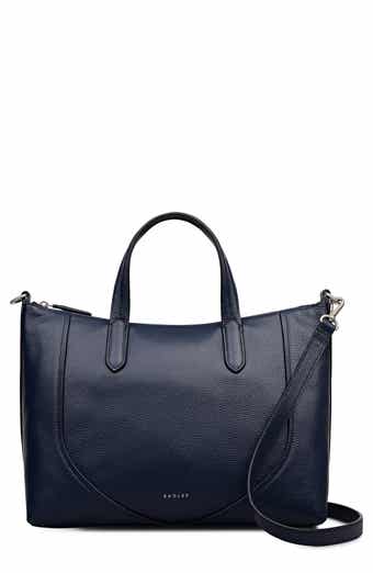 Radley Wood Park Pebbled Leather Satchel