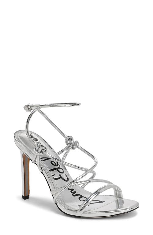 Sam Edelman Isadora Ankle Strap Sandal In Silver