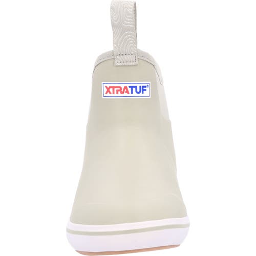 Xtratuf Fleece Lined Ankle Deck Boot In Gray