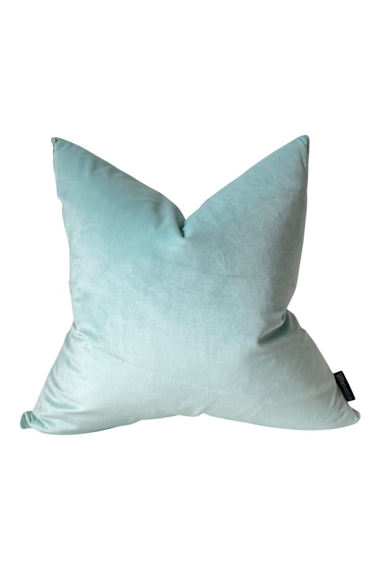 Mint Velvet Pillow Cover, Main, color, MINT