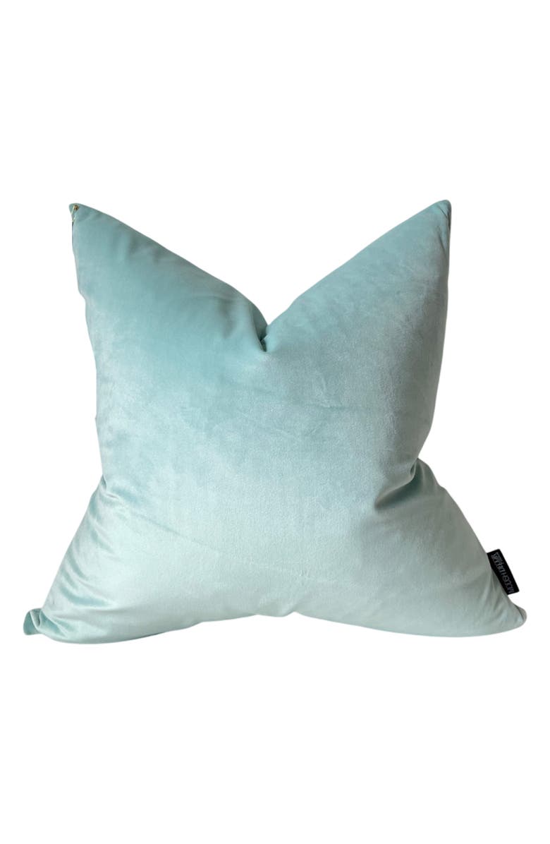 MODISH DECOR PILLOWS Mint Velvet Pillow Cover, Main, color, Mint