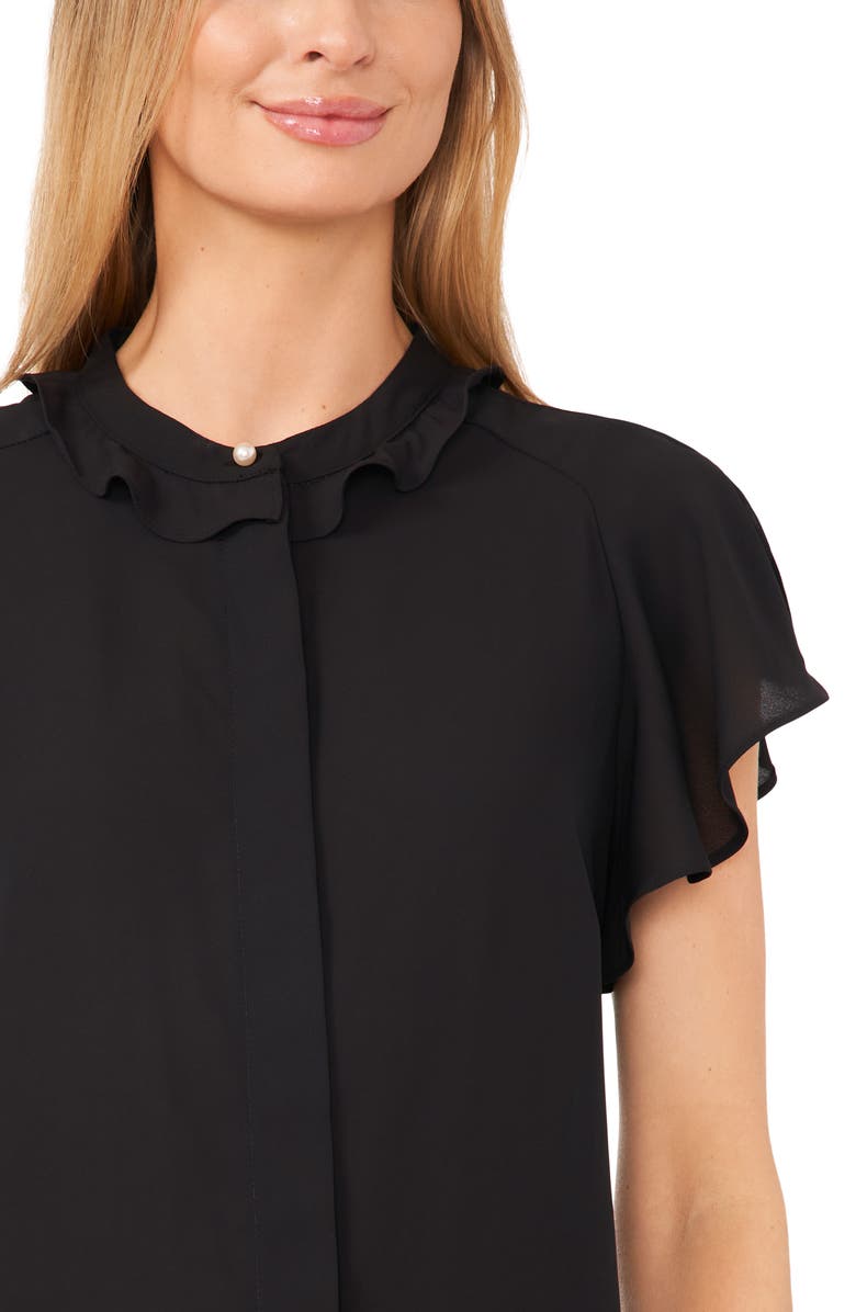 CeCe Flutter Sleeve Top, Alternate, color, 