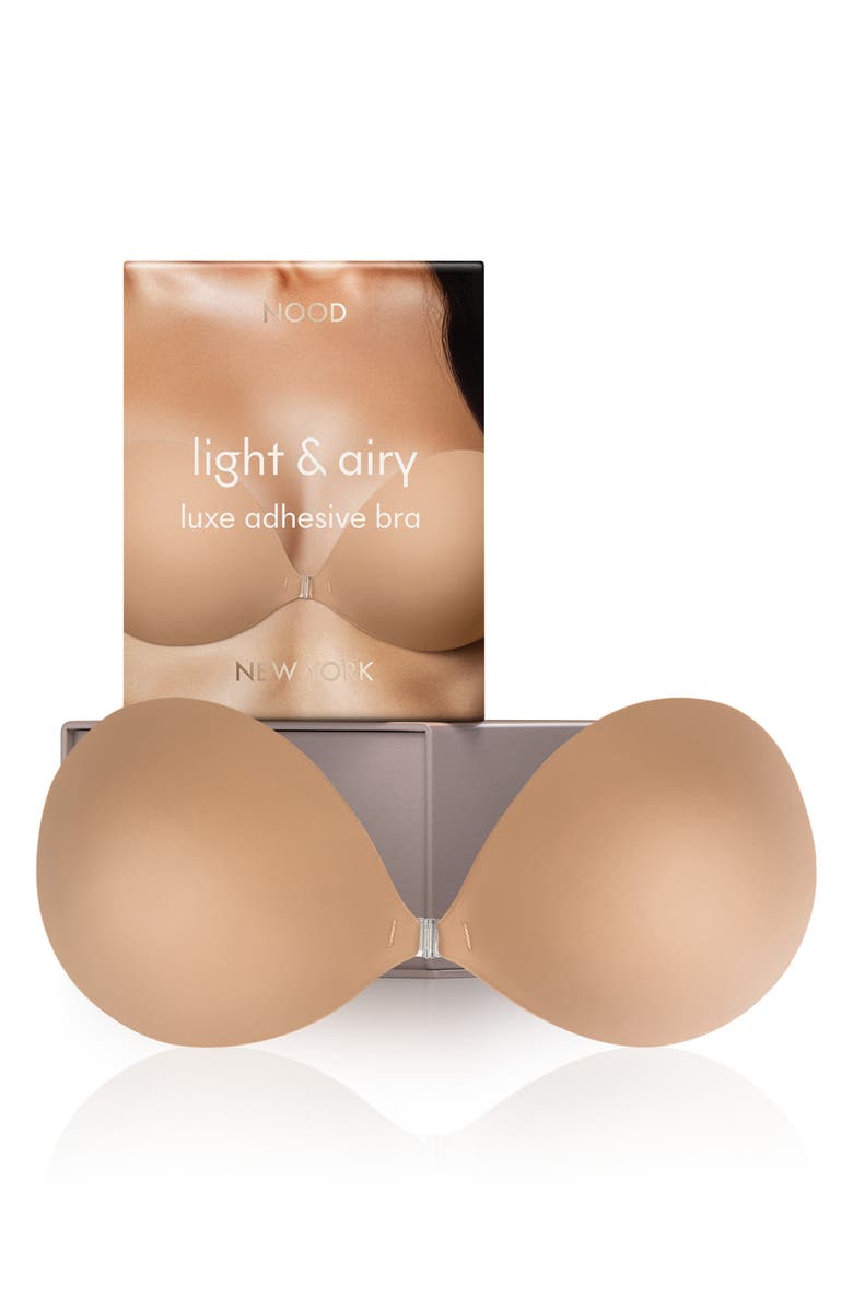NOOD Light & Airy Luxe Adhesive Bra, Alternate, color, Soft Tan