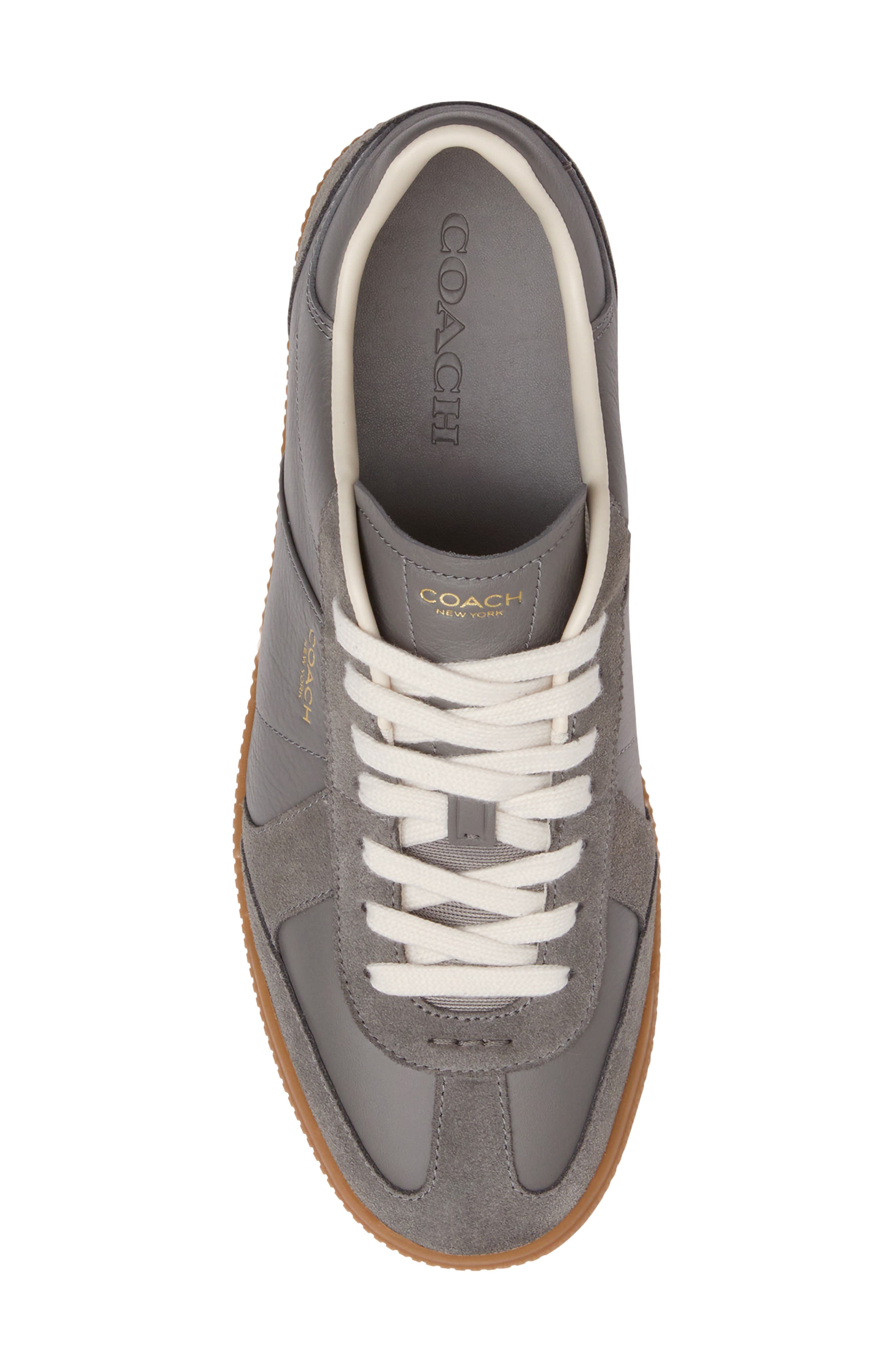 COACH Ellis Low Top Sneaker, Alternate, color, Charcoal