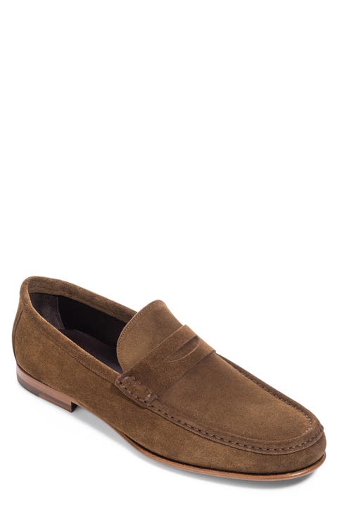 Dylan Suede Penny Loafer (Men)