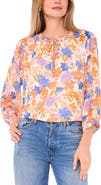 Vince Camuto Floral Peasant Top