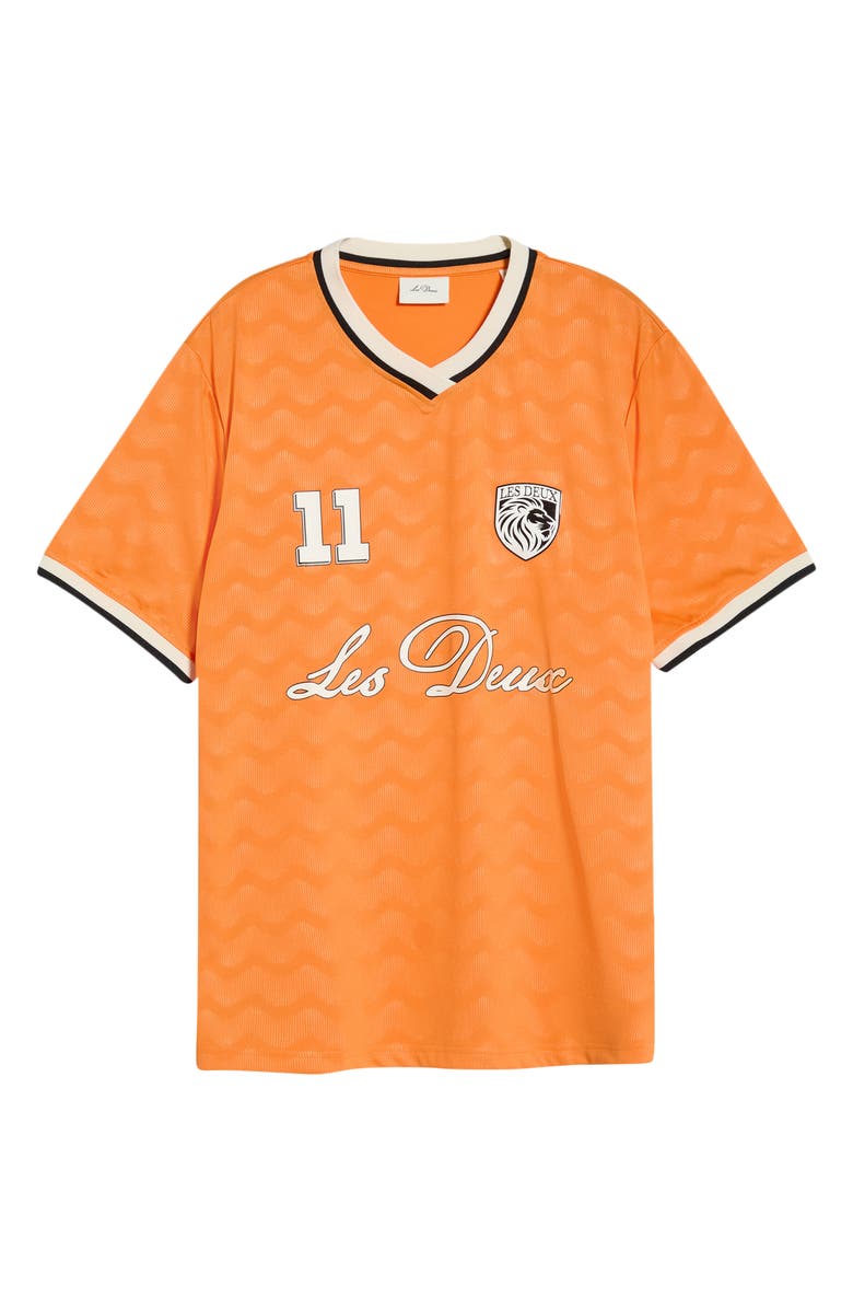 Les Deux The Netherlands Football Jersey, Alternate, color, Orange Peel