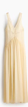 H&M Lace-inset Chiffon Dress