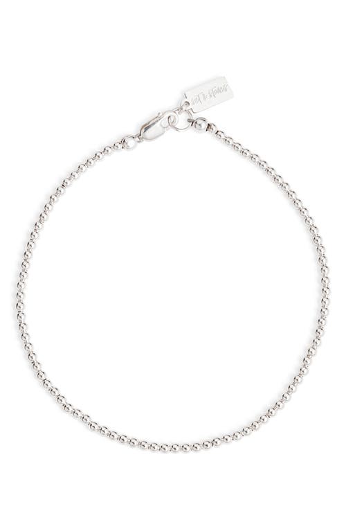 Set & Stones Leni Bead Bracelet In Silver