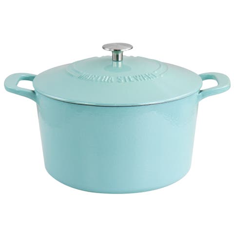 Enameled Cast Iron 7 Quart Dutch Oven with Lid